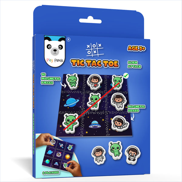 Magnetic Tic Tac Toe Alien Attack