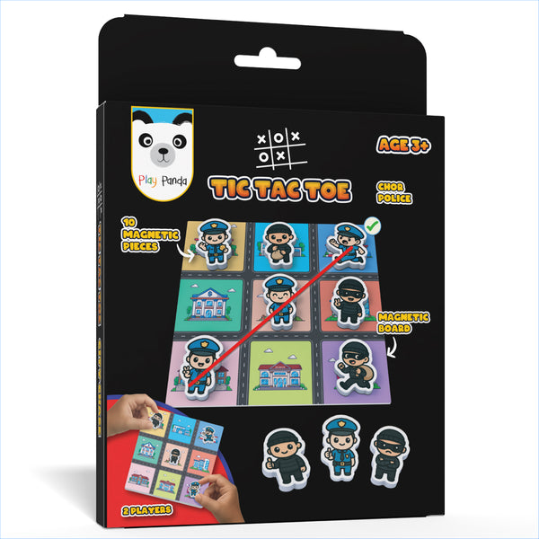 Magnetic Tic Tac Toe Chor Police